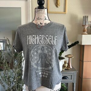 Spiritual Gangster Gray 'Higher Self' Tee